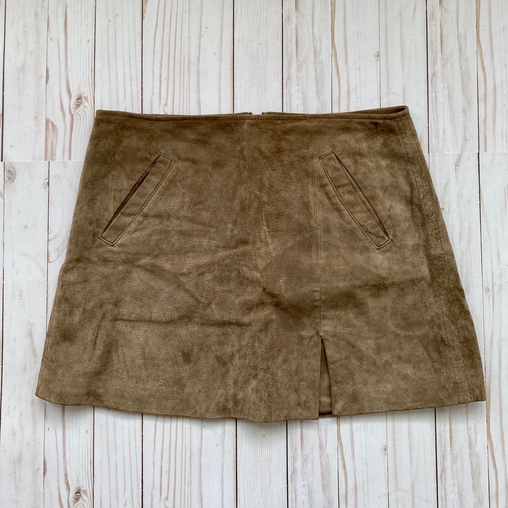 Blank NYC Mini Suede Skirt
